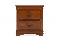 Louis-Phillippe Dark Mahogany Nightstand