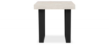 Massimo Concrete Effect End Table