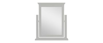 Amelia Grey Wooden Vanity Mirror