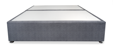 Respa 4ft 6 Double 2 Drawer Malta Fabric Divan Base in Grey