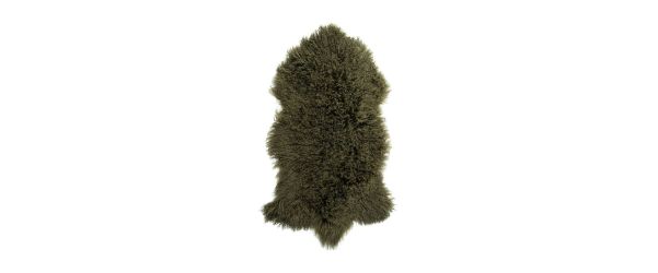 Aran Green Pelt - 93cm x 55cm 