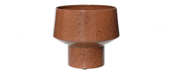 Planter Terra Brown Iron Plant Pot