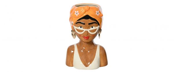 Lady Dolomite Ceramic Plant Pot