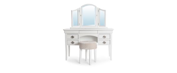 Chantilly White Dressing Table Set