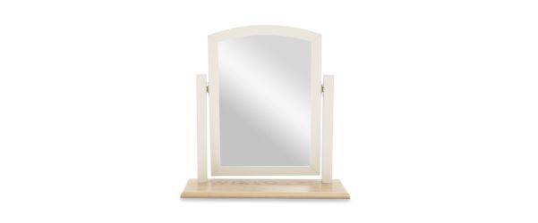 Whitby-Scandi Oak & Grey Vanity Mirror