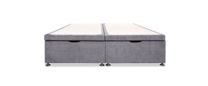 King Koil Kirsty Fabric 3ft Storage Ottoman Bedframe in Denim