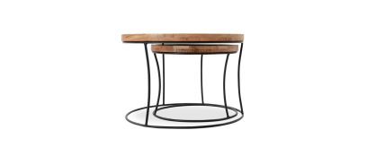 Indie Acacia Wood Nest Of Tables