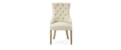 Artisan Cream Fabric Dining Chair