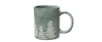 Forest Green Stoneware Mug - 9.5cm