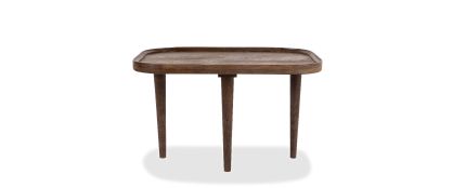 Mazabe Russet Wood Side Table