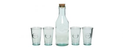 Water Glasses Set With Serving Carafe