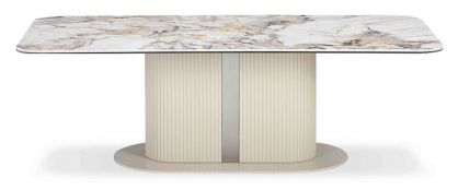 Avorio Cream Ceramic Coffee Table