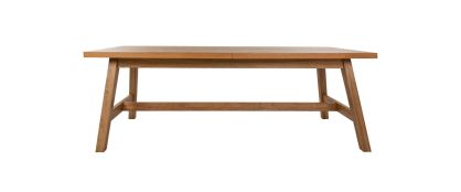 Camden Rustic Oak Extending Dining Table (6-8 Seats)