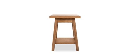 Camden Rustic Oak Lamp Table