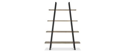 Camden Weathered Oak & Peppercorn Display Unit