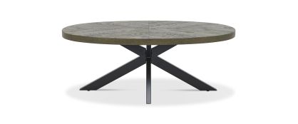 Ellipse Fumed Oak Coffee Table