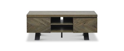 Ellipse Fumed Oak Entertainment Unit