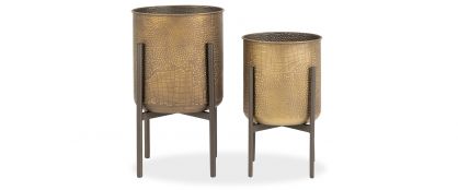 Cal Set of Two Plant Pots
