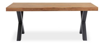 Chunky Rectangular Outdoor 2m Garden Dining Table