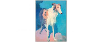 Cotton-Collie Wall Art 90cm x 120cm