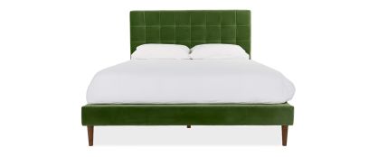 Scott Green Velvet 6ft Bedframe