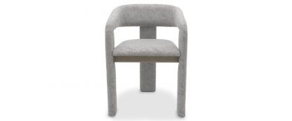 Duo Grey Fabric Dining Chair