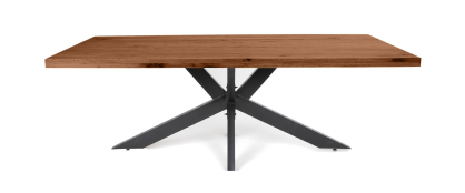 Sonoma Oak Starburst 2M Rectangular Dining Table