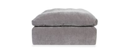 Cloud Granite Fabric Footstool