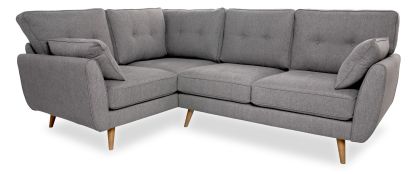Anderson Grey Fabric 1.5L/2.5R Corner Sofa