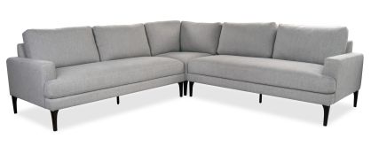 Hyde Large Corner Grey Sofa (2.5L/2.5R)