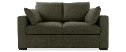 Emma 2 Seater Fabric Sofabed in Moss Green