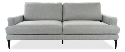 Hyde Medium Grey Fabric 3 Seater Sofa