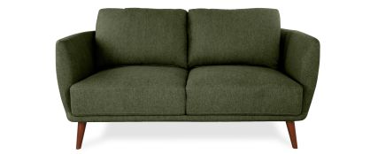 Avery Moss Green Fabric 2 Seater Sofa