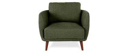 Avery Moss Green Fabric Armchair
