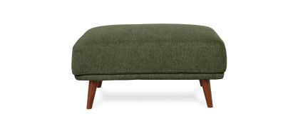 Avery Moss Green Fabric Footstool