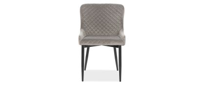 Jasper Grey Velvet Dining Chair