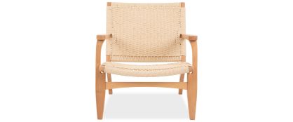 Iris Woven Lounge Chair Beech/Beige
