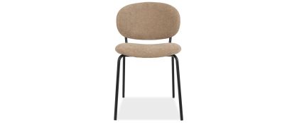 Modena Bright Sand Fabric Dining Chair