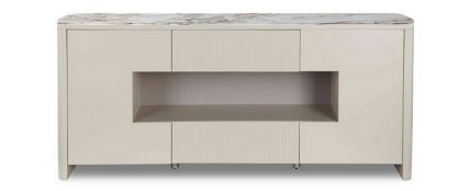 Avorio Cream Large Sideboard with LED Light