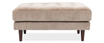 Coop Taupe Fabric Footstool