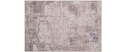 Ernest Soft Washable Distressed Greige Rug 120cm x 170cm