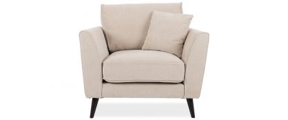 Florence Cream Fabric 1 Seater Armchair