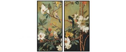 In Bloom Duo Set Of 2 Each Wall Art 60cm x 120cm
