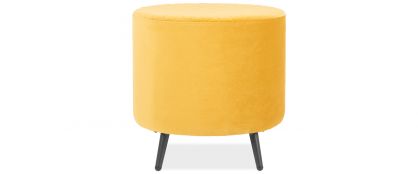 Jasper Gold Velvet Footstool