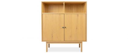 Kona Natural Light Oak Wooden Highboard