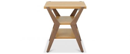 Kristen Weathered Oak Wooden Side Table