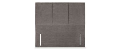 Lee 4ft6 Double Full Height Kirsty Silver Fabric Headboard 