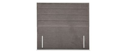 Shannon 5ft King Full Height Kirsty Silver Fabric Headboard 