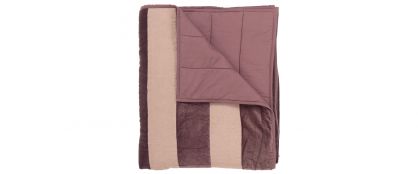 Mulberry Striped Bedspread 220x240cm