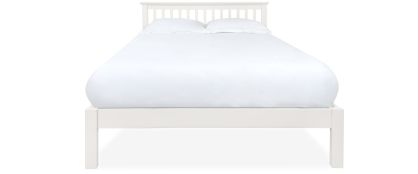 Amelia White Wooden 5ft King Bedframe